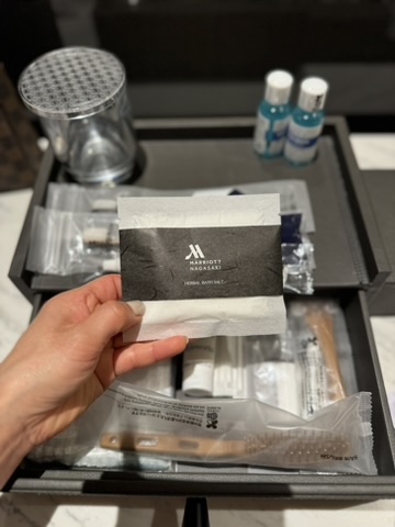 長崎マリオット アメニティ バスソルト