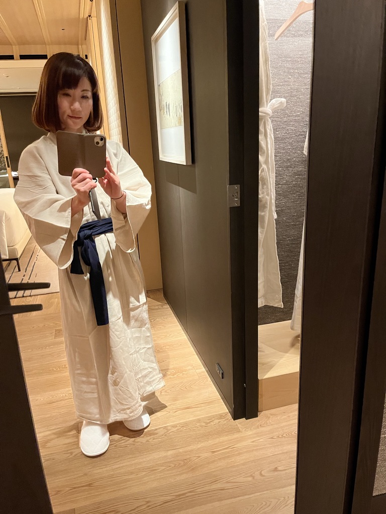 リッツカールトン日光 Sサイズ浴衣 154cmの着用感