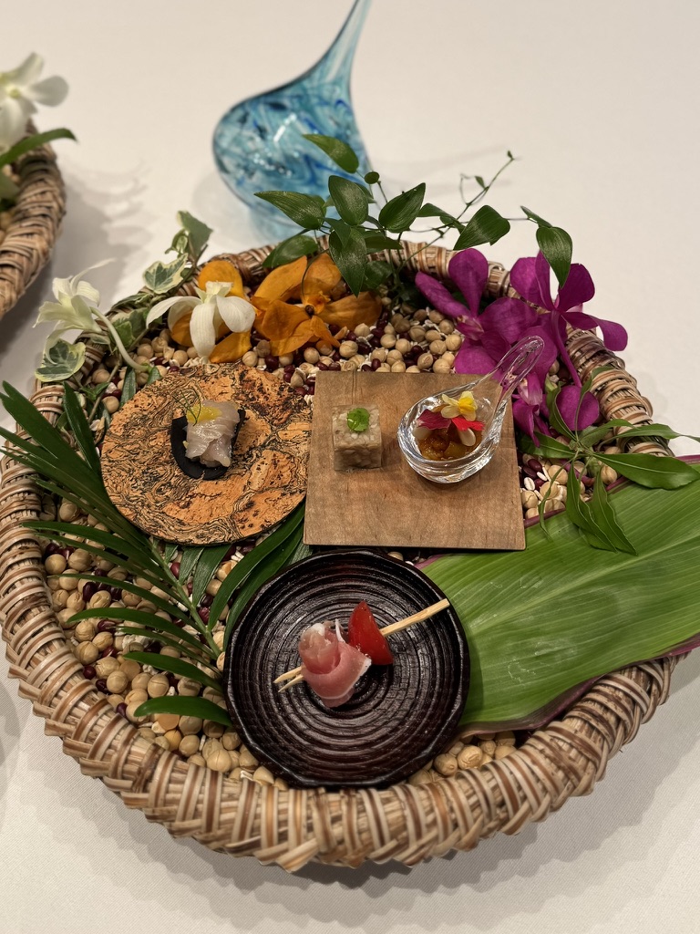 星のや沖縄 ダイニング 前菜盛り合わせ 琉球食材