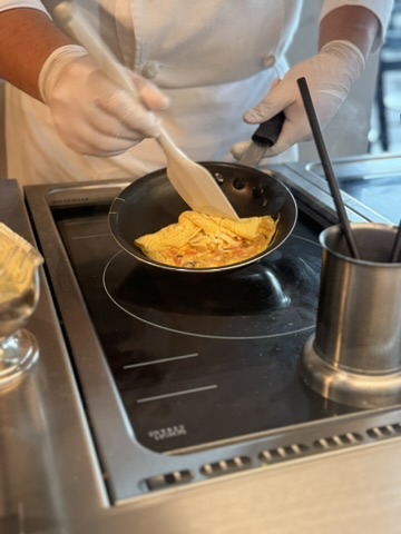 長崎マリオット 朝食 ライブキッチン オムレツ