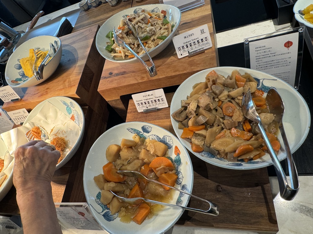 長崎マリオット 朝食 からしべ煮しめ