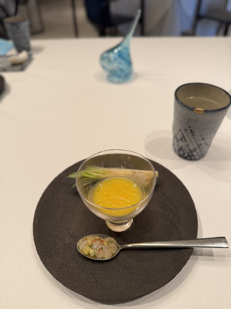 パイナップルのガスパチョ