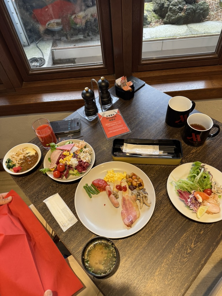 40代夫婦が選んだ軽井沢マリオットの朝食(リアルな盛り付け)