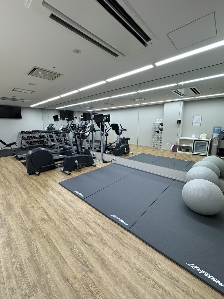 軽井沢マリオットのフィットネスセンター