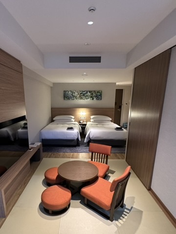 軽井沢マリオット 露天風呂付き客室の和室スペース