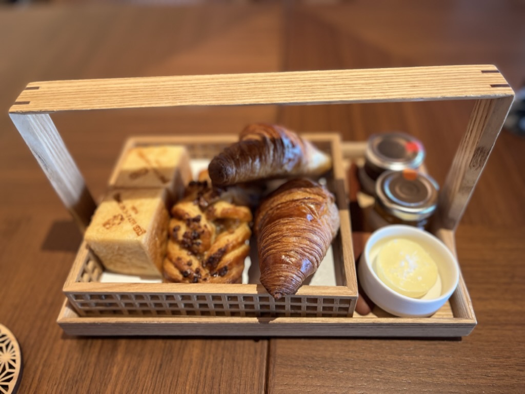 リッツカールトン日光 朝食のパンバスケット(クロワッサン)