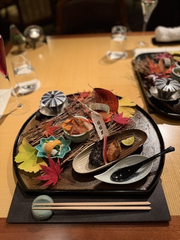 リッツ京都 水暉 八寸の盛り合わせ